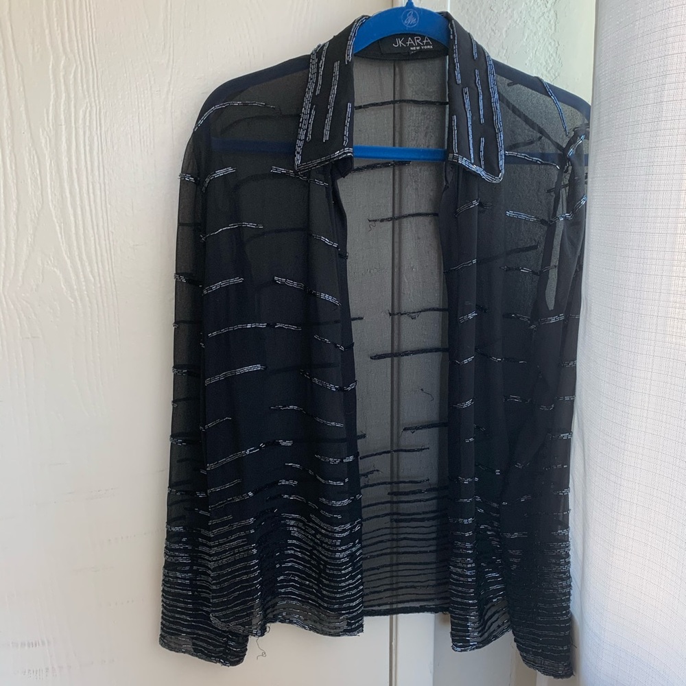 ✨Vintage Beaded Sheer Jacket✨